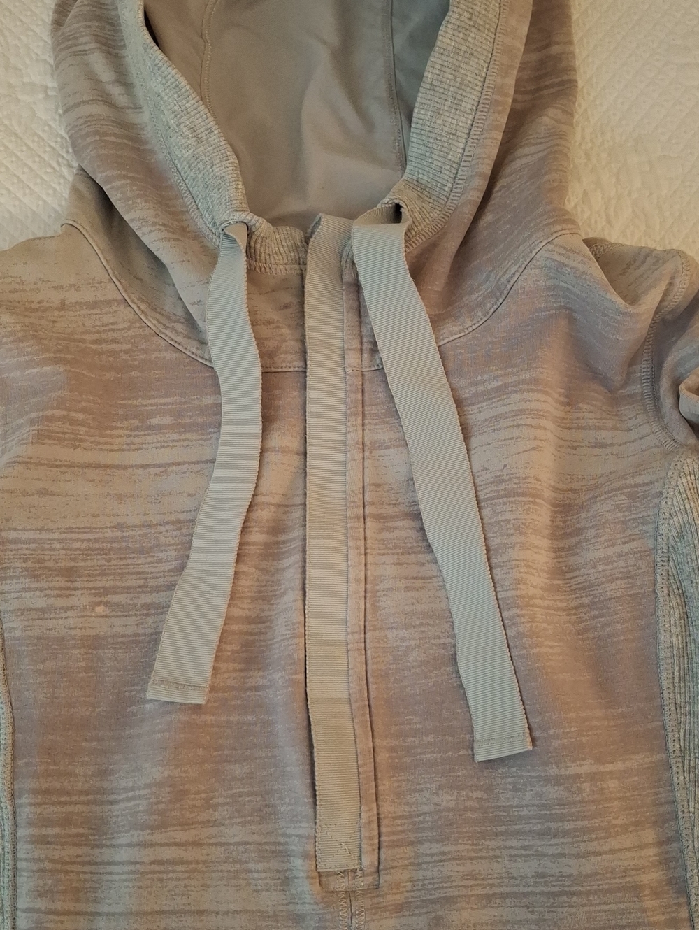 lululemon athletica Light Taupe Half-Zip Hooded Pullover - Picture 5 of 7